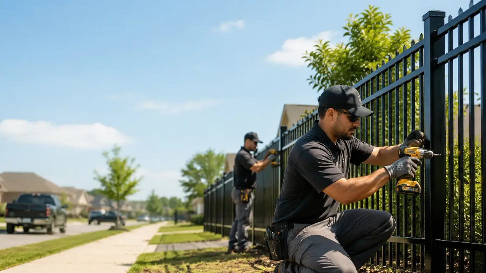 Metal Fence Installation in New Roads, LA